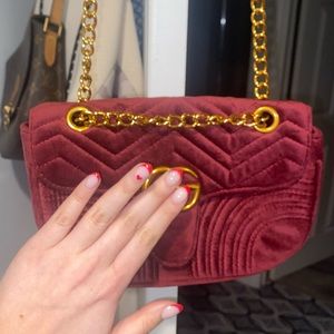 Velvet Maroon Crossbody/Shoulder bag